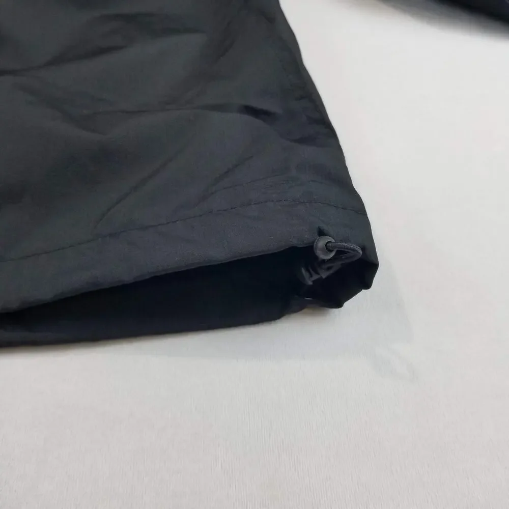 Quiksilver Jacket Mens Medium Black Dryflight Hooded Lightweight Windbreaker NEW